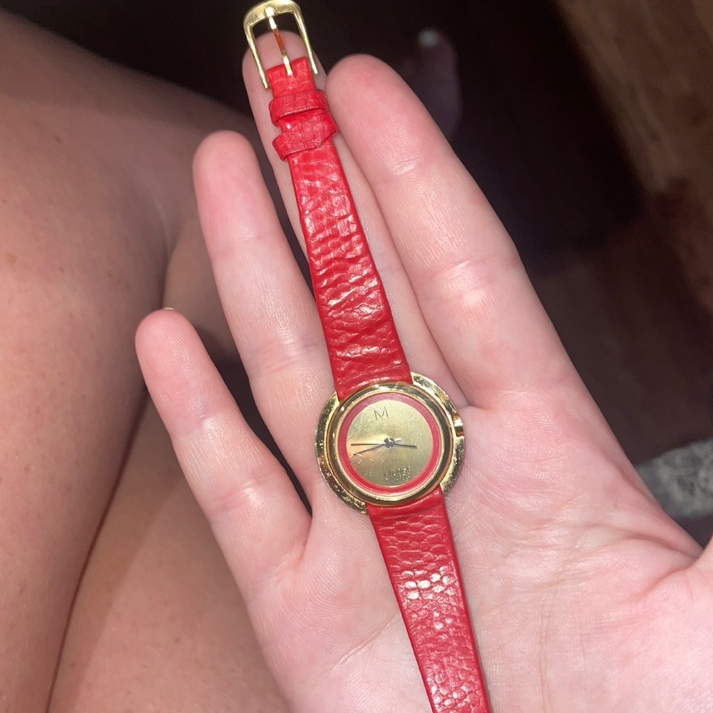 Red Vintage watch